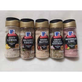 McCormick Finishing Salts Complete Set of 5 Limited Edition