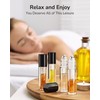 ULG 24-Pack Essential Oil Roller Bottles 10ml, Empty Bottles with