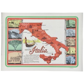 Hoffmaster 702022 Fashion Placemat, 14" Length x 10" Width, Historic Italia (Case of 1000)