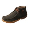 Twisted X Men's Chukka Driving Moc, Moc Toe, Charcoal, 10.5