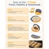 4-in-1 Tortilla Sealer Press, Tortilla Crimper Maker for 4”, 6”,