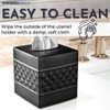 Monarch Abode Handcrafted Tissue Box Square Cover Holder and Dispenser,