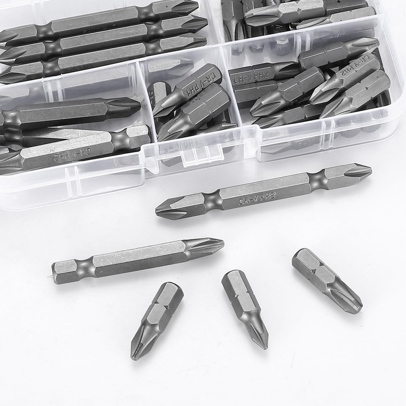 PH Bit Set, 40 Pcs PH1 PH2 PH3 Bits, Phillips