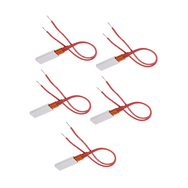 5pcs PTC Heating Element Aluminium Casing 35x15x5mm 270℃ Thermostatic Heating