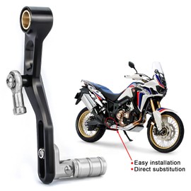 Bravema Motorcycle Adjustable Gear Shift Lever Folding Shifter Lever Compatible with CRF1000L Africa Twin 2015-Newer, Adventure Sports 2018-Newer