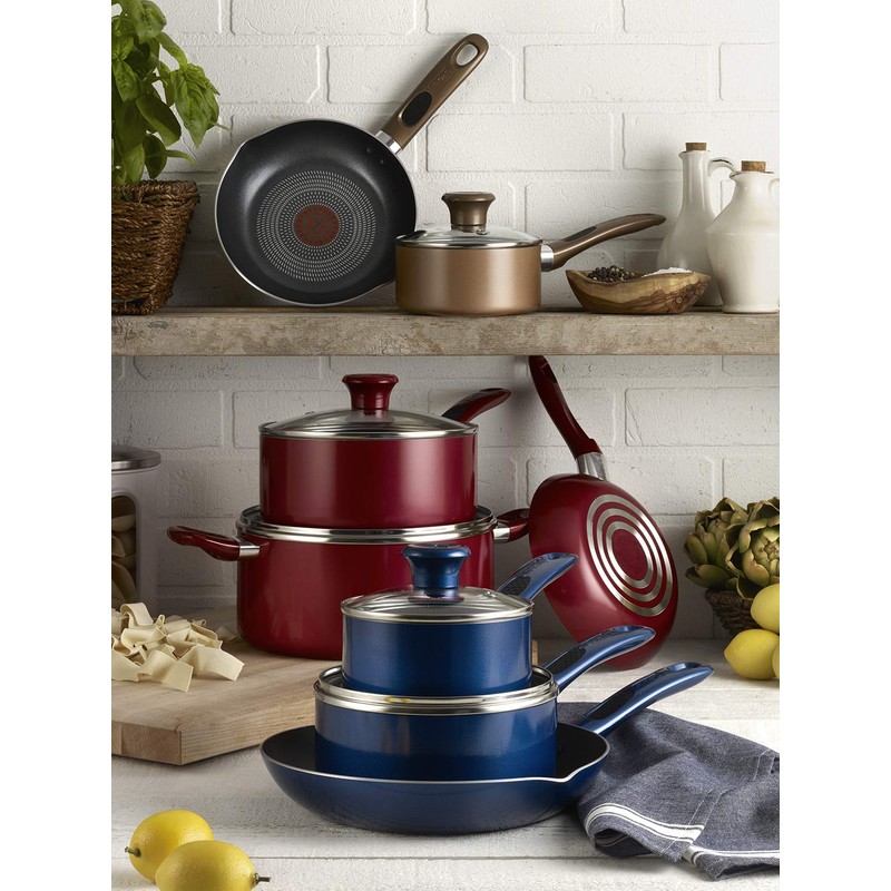 T-fal B037SE64 B037SE Excite ProGlide Nonstick Thermo-Spot Heat Indicator Dishwasher