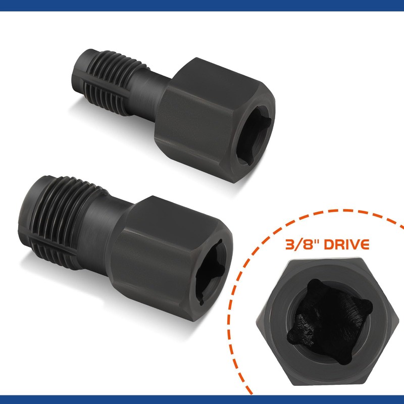 GEARLEADER Automotive Oxygen Sensor Socket, 1/2" and 3/8" Drive 7/8"