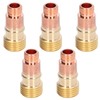 5Pcs 3/32in Gas Lens Collet Body Metal Welding Connector Replacement