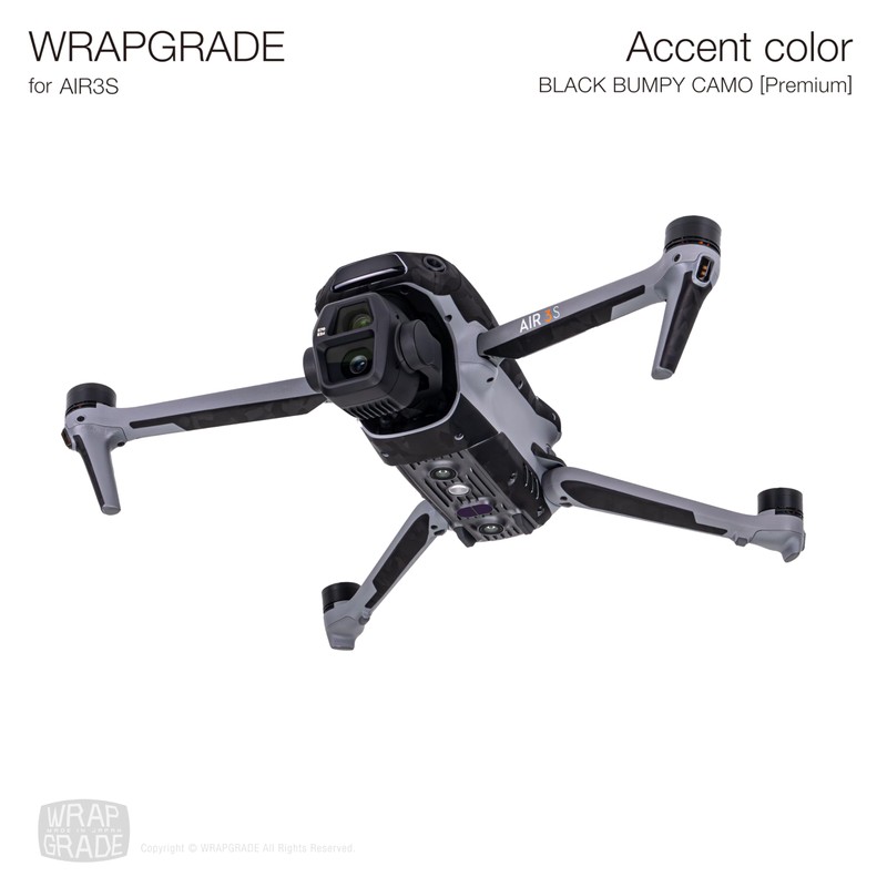 WRAPGRADE Skin Sticker for DJI Air 3S Accent Color Sticker