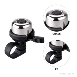 BONMIXC Timbre de Bicicleta Latón Mini Campana para Bicicleta (2 Unidades)