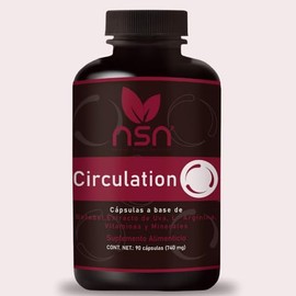 Nsn Dynamic Circulation Formulado Por Dra Friné Velázquez Extracto Uva Arginina Betabel Soporte Dinámico Todo Cuerpo Cápsulas