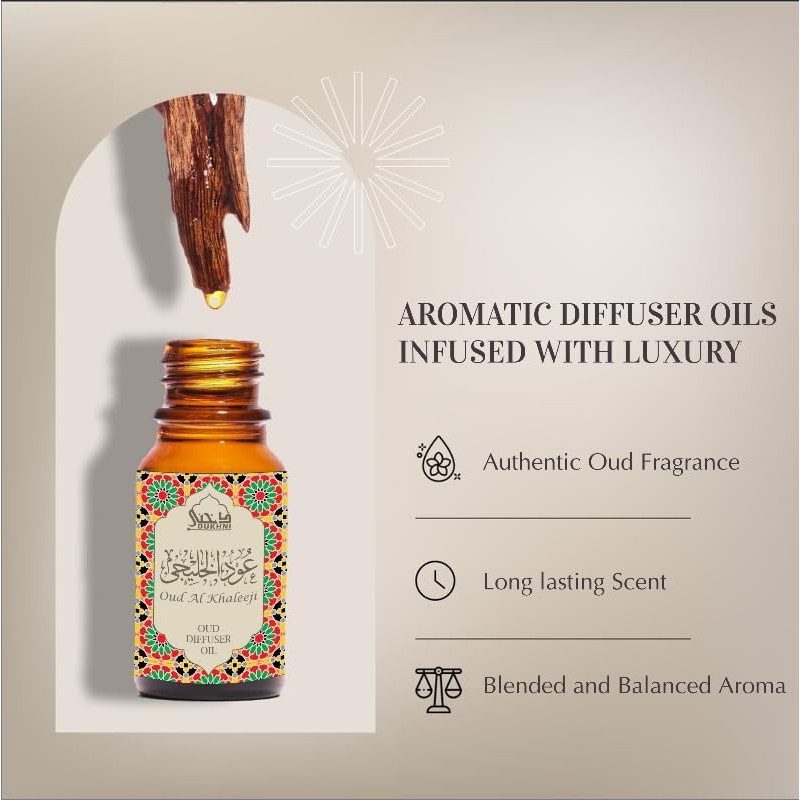 Oud Diffuser Oil, Oud Al Khaleeji by Dukhni | 3