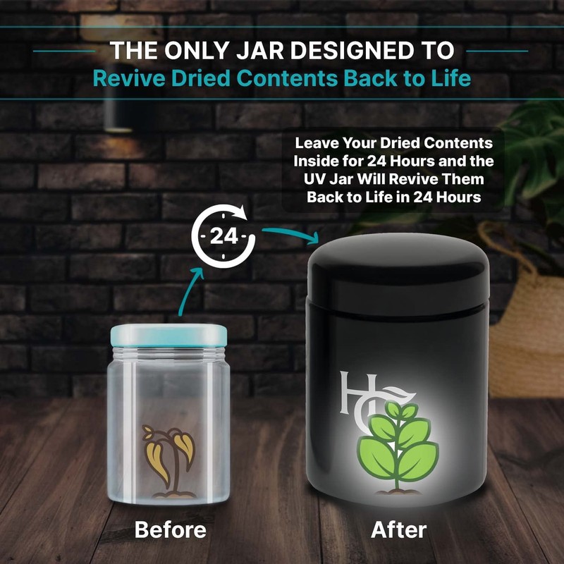 Herb Guard - Half Oz Airtight Jar and Smell Proof