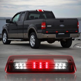 3rd Third Brake Light LED Compatible with 2004-2008 F150, 2007-2010 Ford Explorer Sport Trac, 2006-2008 Lincoln Mark LT, 2004-2008 Ford Lobo High Mount Stop Third Center Cargo Rear Brake Light (Red)