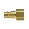 Coupling Plug NW5 with Internal Thread M 8, Material: Brass