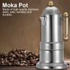 200ml Cafetera de Espresso para Estufa, Moka Italiana Acero Inoxidable,