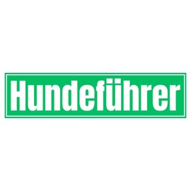 Dog Handler Car Magnetic Sign - Olanmarp Magnetic Sign for Marking Dog Handler Vehicles | UV-Resistant & Weatherproof | Approx. 20 x 5 cm - up to 190 km/h - Made in EU