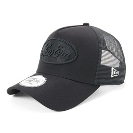 Newera 9FORTY A-Frame Trucker Mesh Cap, 14721093 N839AF173, Black, Black, Black, Black, OnSPOTZ, Special Order, Men's, Women's, Hat, Cucu Forty A-Frame, 940, Unisex, Summer Sunshade, UV Care, Cool
