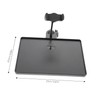 SUPVOX Clamp Mic Stand Tray Sound Card Holder for Live