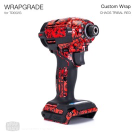 WRAPGRADE Custom Wrap Sticker Decal Compatible with TD002G XGT (Chaos Tribal Red)
