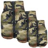 Camo Dog Vest with Leash Hook Warm and Cozy Camouflage