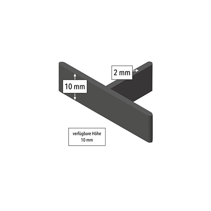 Joints T pieces for 2 mm Grout – 10 mm