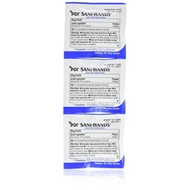 Sani-Hands Hand Sanitizer Wipes 100 Packets Per Box