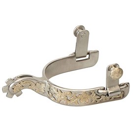 Ladies' Show Spurs with Floral Design