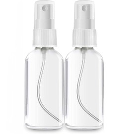 Onisavings Glass Spray Bottles-Use to Store for Essential Oils, Perfumes,Face Mist, Fragrances, Water 2 PACK
