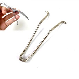 Toenail Clippers Spring Toe Nail Trimmer Torsion Springs Replacement Snap Shrapnel Clip Universal Manicure Pedicure Nail Cutter Clippers Heavy-Duty Grooming Tool Parts Replace 5 Pack