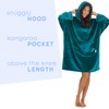 WS-AW24 Ladies Oversized Blanket Hoodie Kangaroo Pocket Hooded Wearable Blanket