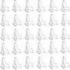 CuiCanfla 30pack Mini Clear Acrylic Easel Stands Card Stands, Mini