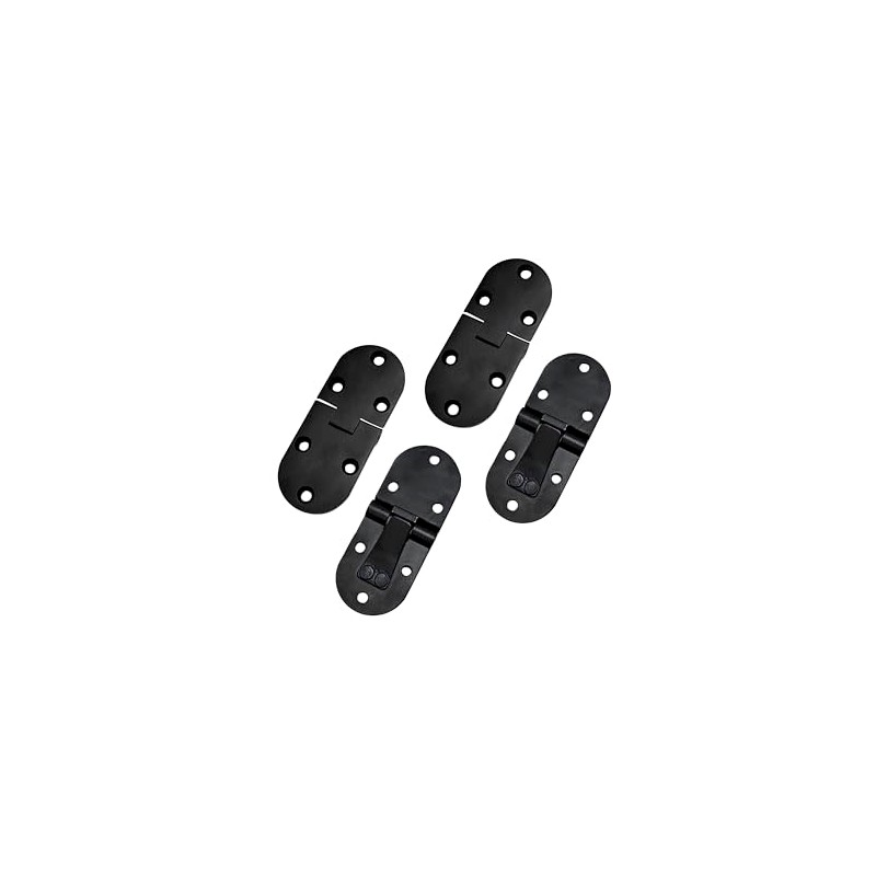 QCAA Solid Brass Butler Tray, Folding Table Hinge, 2-1/2" x