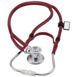 MDF® Sprague-X Redesigned Sprague Rappaport Stethoscope with Adult, Pediatric, and Infant Convertible chestpiece - Free-Parts-for-Life & 30 Years Warranty - Burgundy (MDF767X-17)