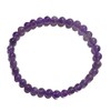 Amethyst Kugel-Armband | Edelstein Perlen-Armband | 6 mm lila Kristall