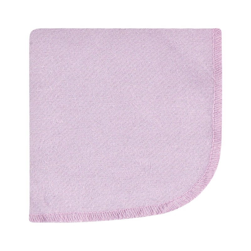 Hudson Baby Unisex Baby Flannel Cotton Washcloths, Purple Dainty Floral