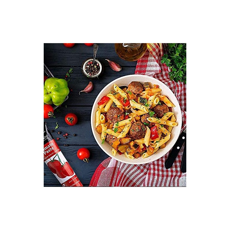 Tuscanini Premium Double Concentrated Tomato Paste Tube, 7.5oz (3 Pack)