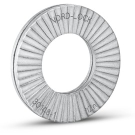 Original Nord-Lock Steel Wedge Lock Washers NL8sp for M8 with Enlarged Outer Diameter D (mm): 8.7 - D (mm): 16.6 - T (mm): 2.5