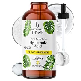 Hyaluronic Acid - Luxurious Formula Made with Natural Organic Ingredients. Anti Aging Serum Boosts Hydration for Smooth Supple Skin All Day           
