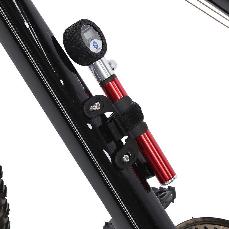 Portable Bicycle Air Pump Manual Tire Inflator 120PSI High Pressure