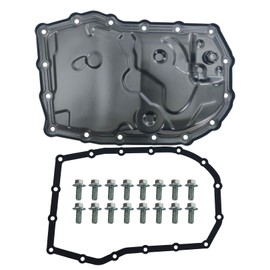 SHOWSEN 482802H000 Transmission Oil Pan with Drain Plug & Gasket Compatible with 2021-2023 Hyundai Elantra,2020-2022 Accent,2022-2023 Kona,2019-2023 Kia Forte,2020-2023 Soul,L4 1.6L,2.0L
