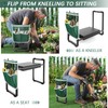 [outdoorfun] 10.2" Wider Garden Kneeler and Seat, Heavy Duty Thick