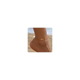 Zernblend 1 x 18K cross anklet, anklet for women, anklet for women, gold