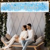 Lecheme Winter Wonderland Banner 8x2ft Hello Winter Banner Backdrop Large