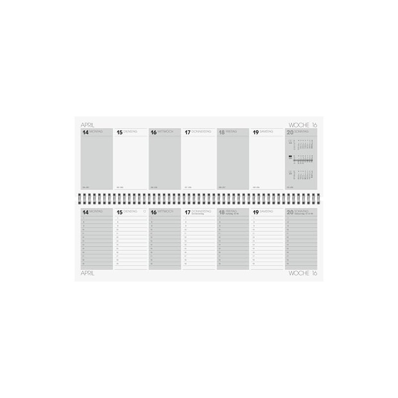 BRUNNEN Landscape Appointment Book Model 775 '26 | 420 x