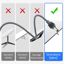 GKP9 Starlink Mini Cable, Starlink Mini USB C to DC Power Cable, Waterproof Design, Plug and Play, Suitable for Outdoor Camping/Exploration. (10FT)
