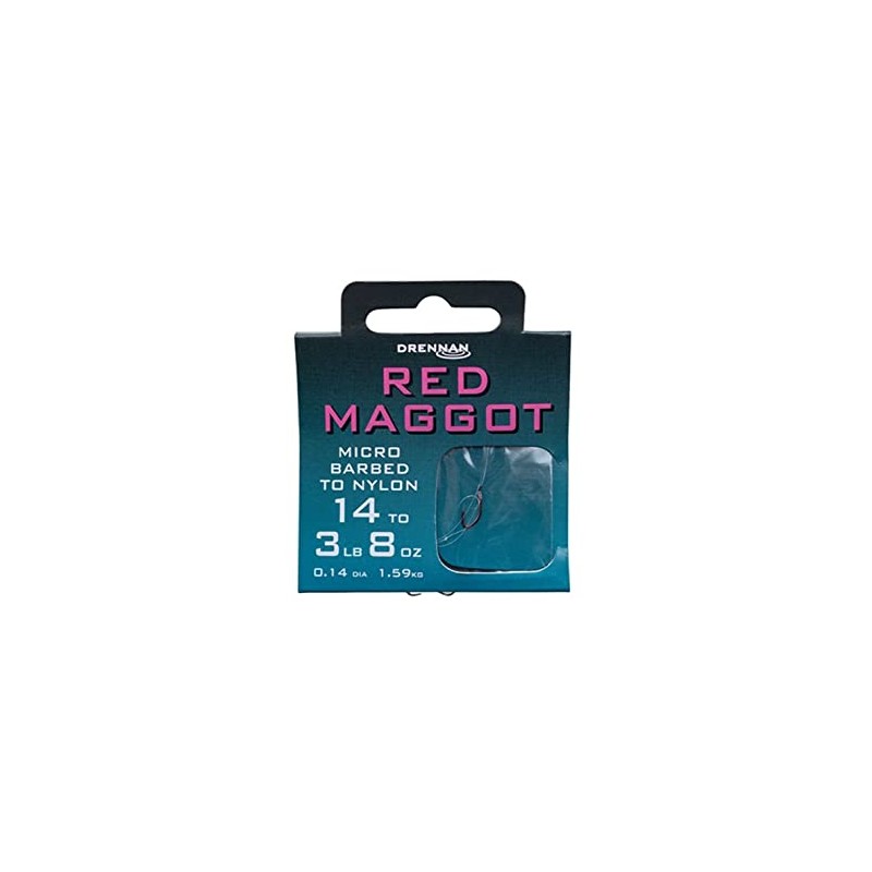 Drennan red maggots hooks to nylon