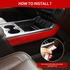 PDKLIN for Silverado Center Console Gear Shift Side Panel Trim
