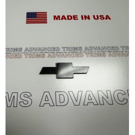 Advanced Trims Galaxy Black Steering Wheel Bowtie Overlay Chevy Silverado  2014-2025 NOT VINYL