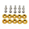10-Piece M6 Car Fender Washer and Bolt Set for Bumper,